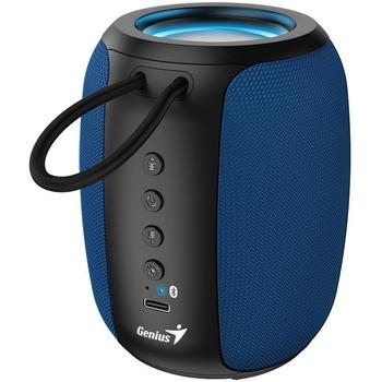 GENIUS repro SP-915BT Blue/ Bluetooth 5.3/ 5W/ mikrofon/ Copilot AI komunikace/ USB-C nabíjení/ čern