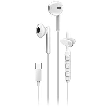 GENIUS headset HS-M366 White/ bílý/ USB-C/ 360° rotační klip