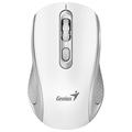 GENIUS NX-8025S WhiteGrey/ 1200 dpi/ bezdrátová/ tichá/ Copilot/ 4tlačítková/ bílo-šedá