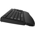 GENIUS KB-7123/ bezdrátová 2,4GHz/ ergo předložka/ Copilot/ mini receiver/ USB/ černá/ CZ+SK layout