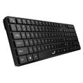 GENIUS Slimstar 7250BT Black/ bezdrátová 2,4GHz + BT5.0/ Copilot/ USB/ černá/ CZ+SK layout
