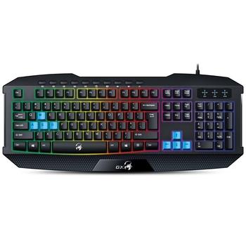 GENIUS GX GAMING Scorpion K215/ Herní drátová klávesnice/ podsvícená/ USB/ Copilot/ černá/ CZ+SK lay