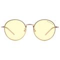 GUNNAR herní brýle ELLIPSE / obroučky v barvě ROSE GOLD / jantarová skla