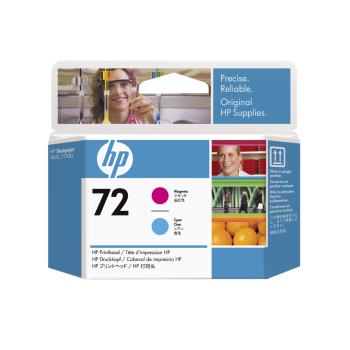 Originální tisková hlava HP  C9383A (č.72), purpurová a azurová