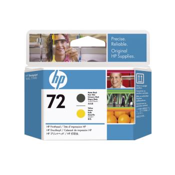 Originální tisková hlava HP  C9384A (č.72), matná černá a žlutá