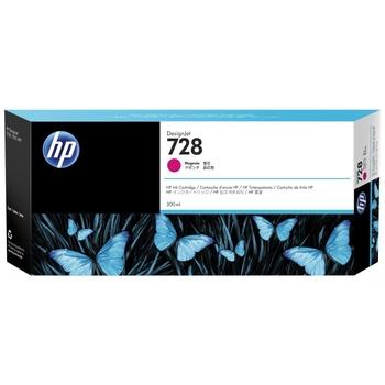  HP F9K16A náplň č.728 300ml (designjet T830, T730), purpurový (magenta)