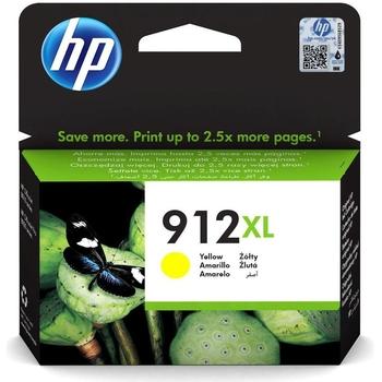HP 912XL High Yield Yellow Original Ink Cartridge - 825 stran pro OJ 8023