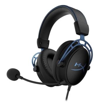 HP HyperX Cloud Alpha S - headset modrý