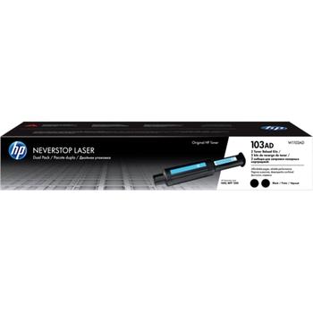 HP 103AD Black Neverst. Laser, dvojbalení, W1103AD
