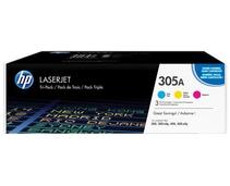 Obrázek k produktu: HP  CF370AM (č.305A) 3-pack, CMY, 3 x 2.600 stran