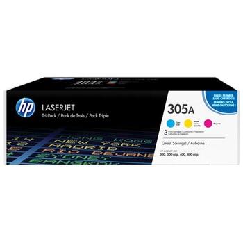 Toner HP CF370AM (č.305A) 3-pack CMY