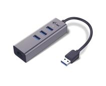 Obrázek k produktu: I-TEC USB 3.0 Metal HUB 3 Port + Gigabit Ethernet