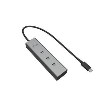 i-tec USB-C Charging Metal HUB 5port with USB-C video 8K, Power Delivery 85W
