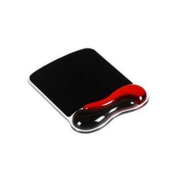 KENSINGTON Duo Gel Mouse Wrist Rest Wave červeno-černá (red-black)
