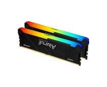 Obrázek k produktu: KINGSTON 32GB (2x16GB) 3200MHz DDR4  FURY Beast RGB Black