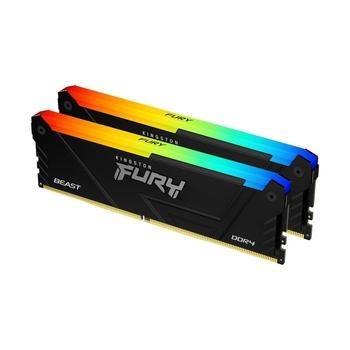 2 paměťové moduly KINGSTON 32GB (2x16GB) 3200MHz DDR4  FURY Beast RGB Black