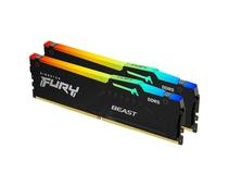 Obrázek k produktu: KINGSTON FURY Beast Black RGB 64GB DDR5 (2X32GB) 5600MHz CL40