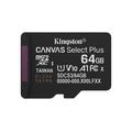 Paměťová karta KINGSTON microSDXC 64GB Canvas Select Plus