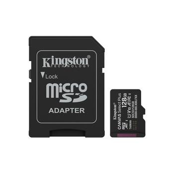 Kingston Canvas Select Plus/Micro SDXC/128GB/UHS-I U1 / Class 10/+ Adaptér