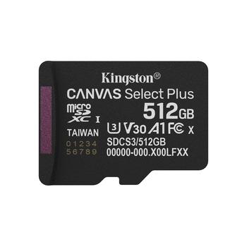 Kingston Canvas Select Plus/Micro SDXC/512GB/UHS-I U3 / Class 10
