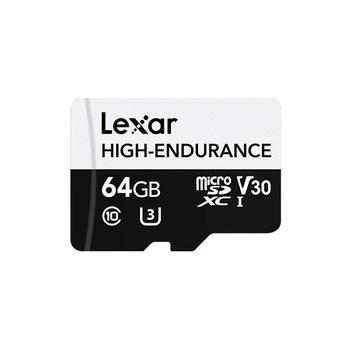 Lexar 64GB H-E microSDHC C10 A1