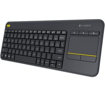LOGITECH Wireless Touch Keyboard K400 Plus černá (black)