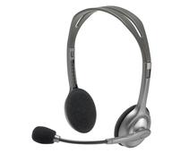 Obrázek k produktu: LOGITECH Stereo Headset H111, šedý (gray)