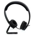 Logitech Headset H570e Stereo/ drátová sluchátka + mikrofon/ USB/ černá