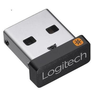 Sada bezdrátové klávesnice a myši LOGITECH přijímač USB Unifying Receiver, černý (black)