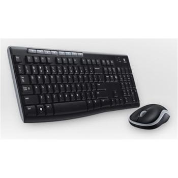 Sada bezdrátové klávesnice a myši LOGITECH MK270 černý (black)