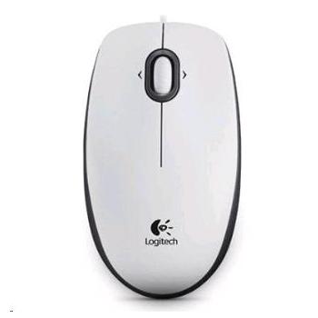 Myš LOGITECH B100 bílá (white)