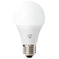 NEDIS Wi-Fi chytrá LED žárovka/ E27/ A60/ 6W/ 230V/ 470lm/ 2700K/ teplá bílá/ RGB/ stmívatelná