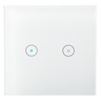 NEDIS Wi-Fi chytrý spínač osvětlení/ dvojitý/ Android/ iOS/ Nedis® SmartLife/ bílý