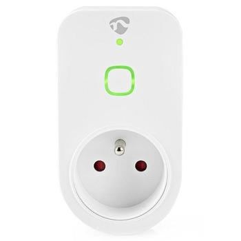 NEDIS Wi-Fi chytrá zásuvka/ monitor napájení/ 16A/ francouzský typ E/ Android/ iOS/ Nedis® SmartLife
