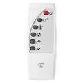 NEDIS Wi-Fi chytré konvekční topné těleso/ termostat/ skleněný přední panel/ IP24/ výkon 2000 W/ bíl