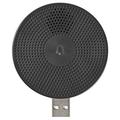 NEDIS Wi-Fi chytrý bezdrátový dveřní zvonek/ příslušenství pro WIFICDP10GY/ USB/ černý