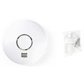 NEDIS Wi-Fi chytrý detektor kouře/ hlasitost 90 dB/ výdrž snímače 10 let/ 2x AA/R6/ bílý