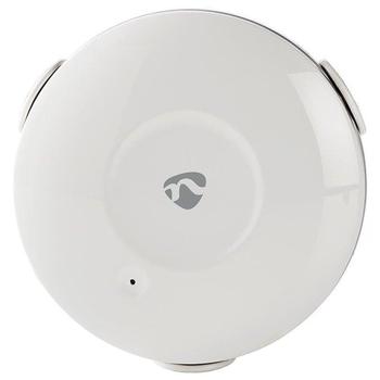 NEDIS Wi-Fi chytrý detektor úniku vody/ napájení na baterii/ 1x CR2/ bílý