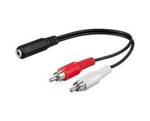 Obrázek k produktu: PREMIUMCORD Jack 3.5mm-2xCINCH F/M