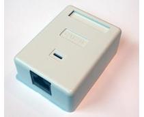 Obrázek k produktu: OEM  datová zásuvka 1xRJ45, cat 5e, bílá (white)