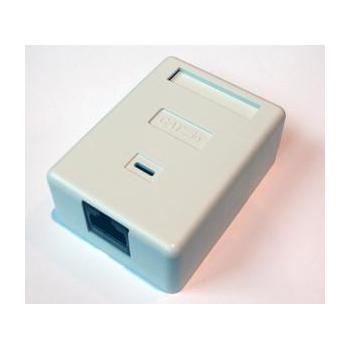  OEM datová zásuvka 1xRJ45, cat 5e bílá (white)