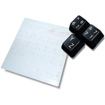  OEM Přelepky na klávesnici, CZ bílé