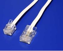 Obrázek k produktu: OEM  Telefonní kabel, bílý (white)