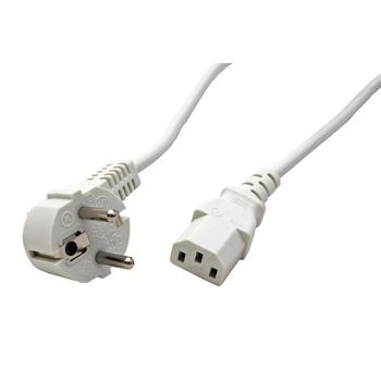 Napájecí kabel k PC 230V 1,8m bílý