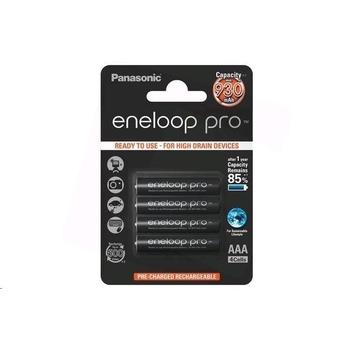 Akumulátory PANASONIC Eneloop Pro AAA (R03) 4 ks