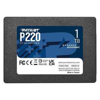 PATRIOT P220/1TB/SSD/2.5''''/SATA/3R