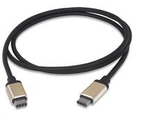 Obrázek k produktu: KABEL USB 3.1 konektor C/male - USB 3.1 konektor C/male, 0.5m Elox konektory