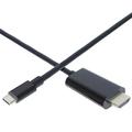 PremiumCord USB-C na HDMI kabel 2m rozlišení 4K*2K@60Hz FULL HD 1080p