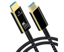 Obrázek k produktu: PREMIUMCORD Ultra High Speed HDMI 2.1 optický fiber kabel 8K@60Hz,zlacené 5m