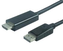 Obrázek k produktu: PREMIUMCORD  DisplayPort - HDMI kabel 1m